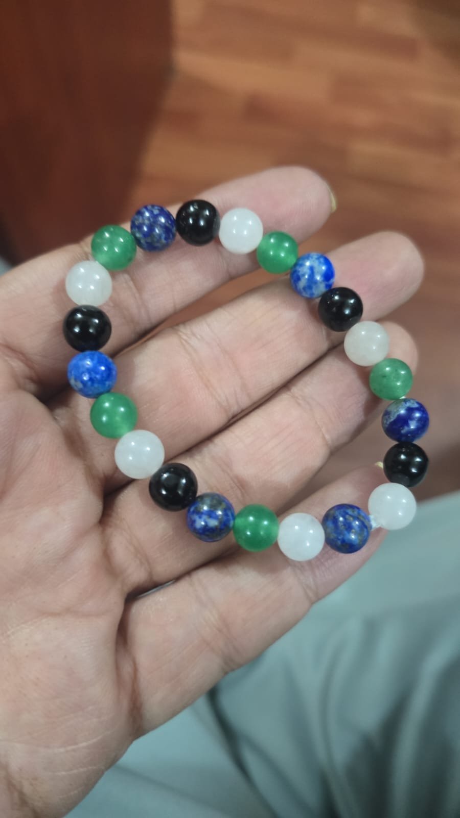 Smoky Quartz Shield Crystal Bracelet